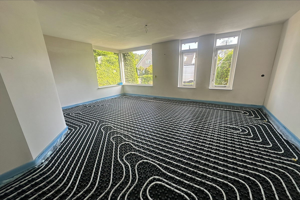 UniWarm noppenplaatsysteem toegepast bij renovatieproject in Eindhoven