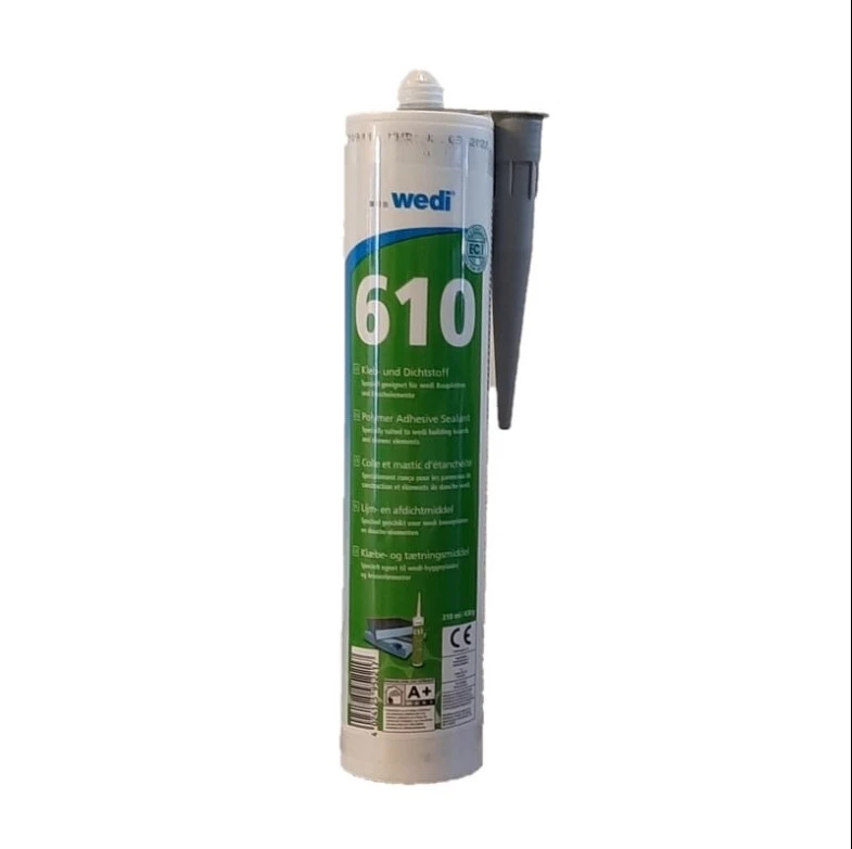 tube met wedi 610 lijm om te gebruiken in natte ruimtes
